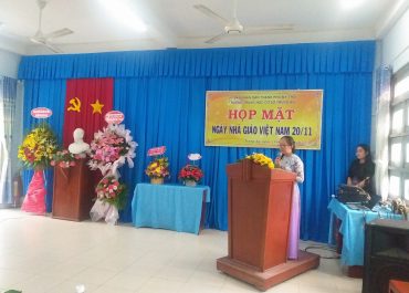 Trường THCS Trung An tổ chức Họp mặt kỷ niệm 40 ngày Nhà giáo Việt Nam 20/11/1982 – 20/11/2022