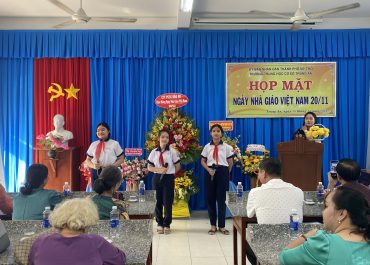 Trường THCS Trung An tổ chức Họp mặt kỷ niệm 41 ngày Nhà giáo Việt Nam 20/11/1982 – 20/11/2023